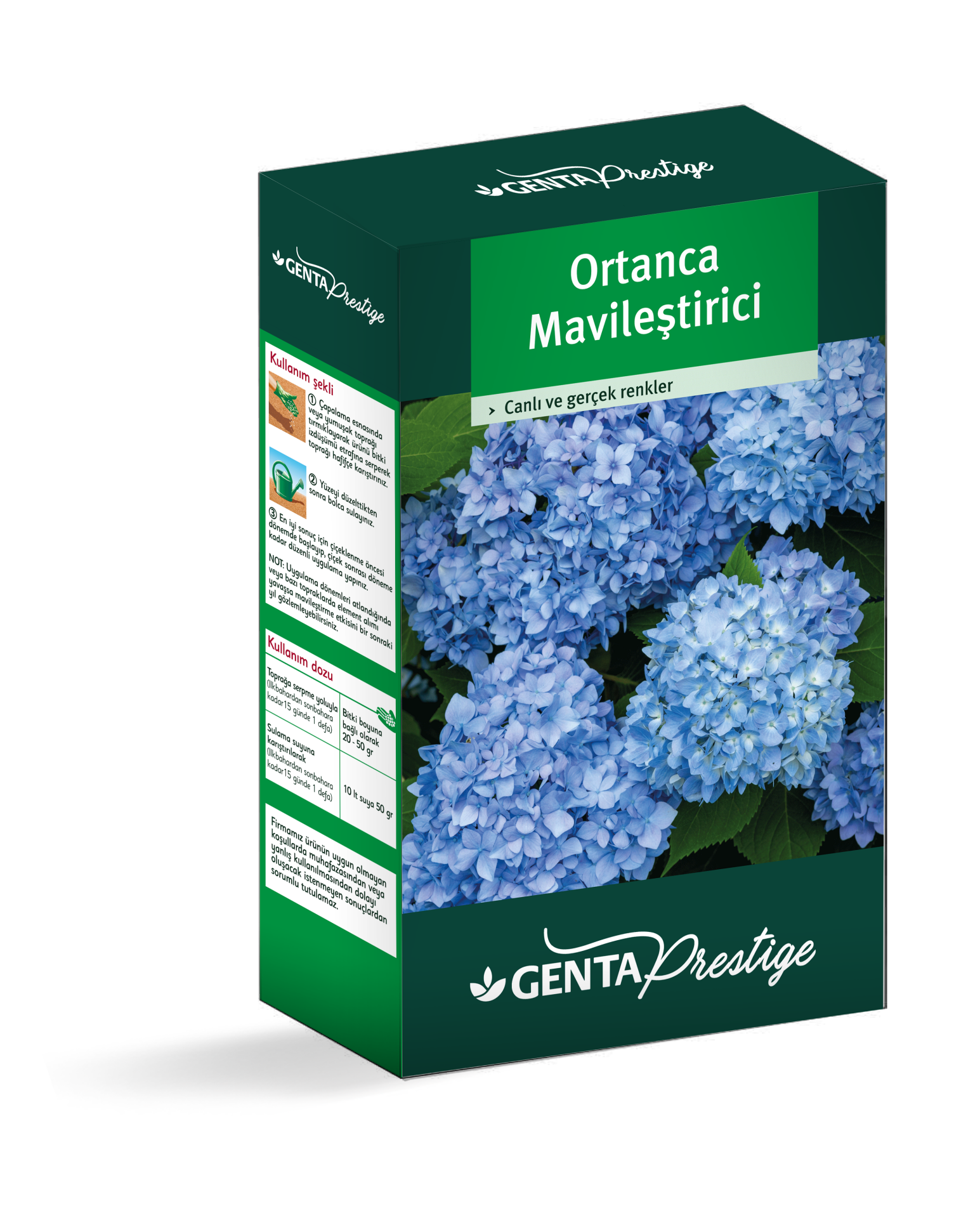 Genta Prestige Ortanca Mavileştirici - 800 gr.