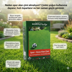 Genta Prestige Spor Oyun Alan Çim Tohumu 1 Kg