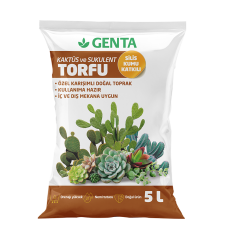 Genta Kaktüs-Lithops ve Succulent Bitkilerinize Özel Karışım Toprak 5 lt