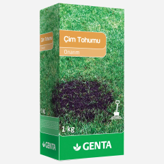 Onarım Çim Tohumu 1 Kg - Genta Genel Bakım Çim Gübresi 1 kg - Çim Onarım Paketi