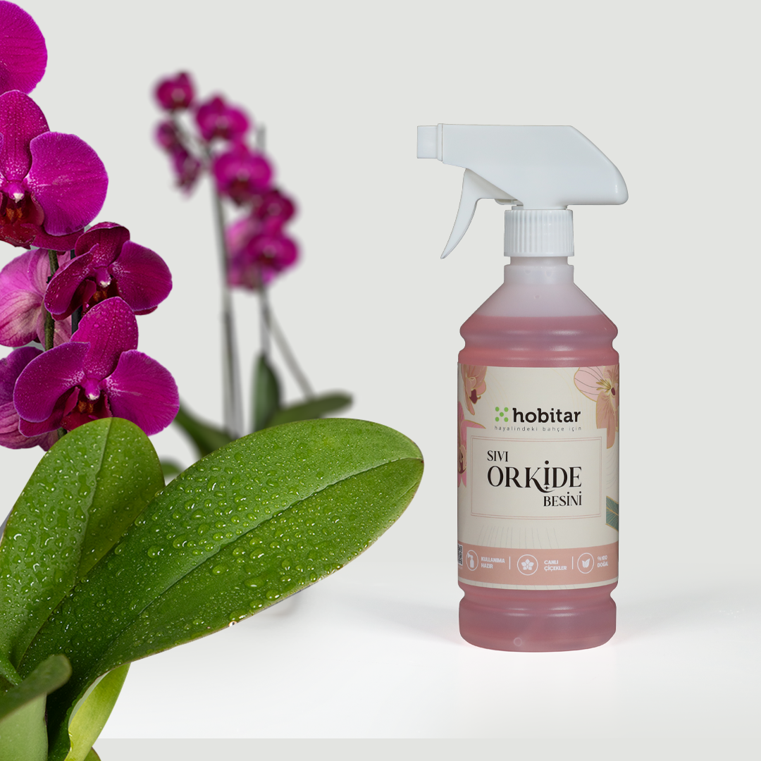 Hobitar Orkide Besini Vitamini 500 ml - %100 Doğal, Çiçeklendirici ve Köklendirici Formül