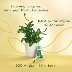 Genta Yeşil Yapraklı Bitkiler Için Sıvı Bitki Besini 500 Ml